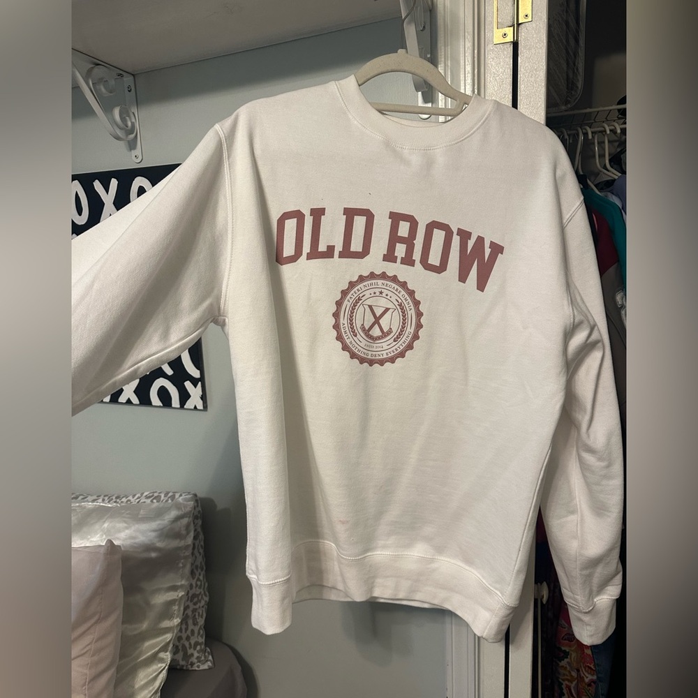 Old Row White Sweatshirt